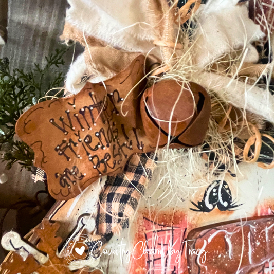 Primitive Country Snowman - Perfect Winter Decor